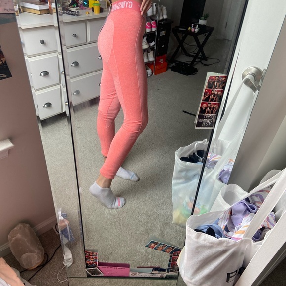 Peach gymshark flex leggings v3 - Picture 6 of 7
